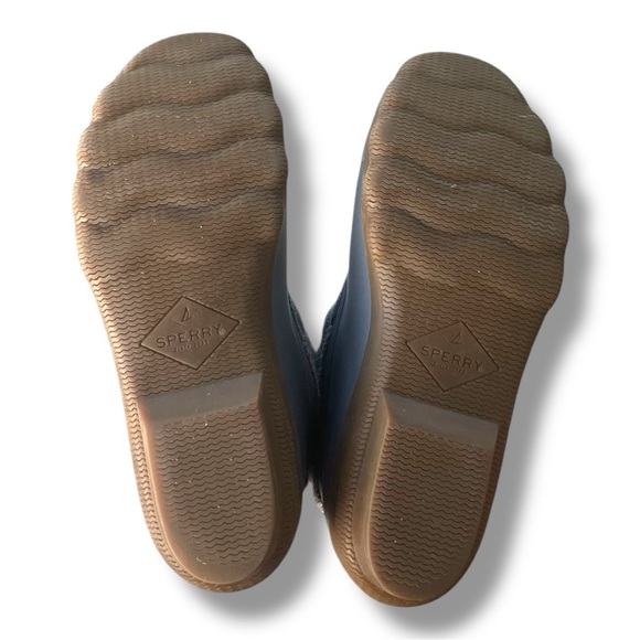 🧵 Sperry Quilted Gray Duck Boots Women’s 8 – Waterproof & Cozy ☔❄️‎ - Picture 6 of 7